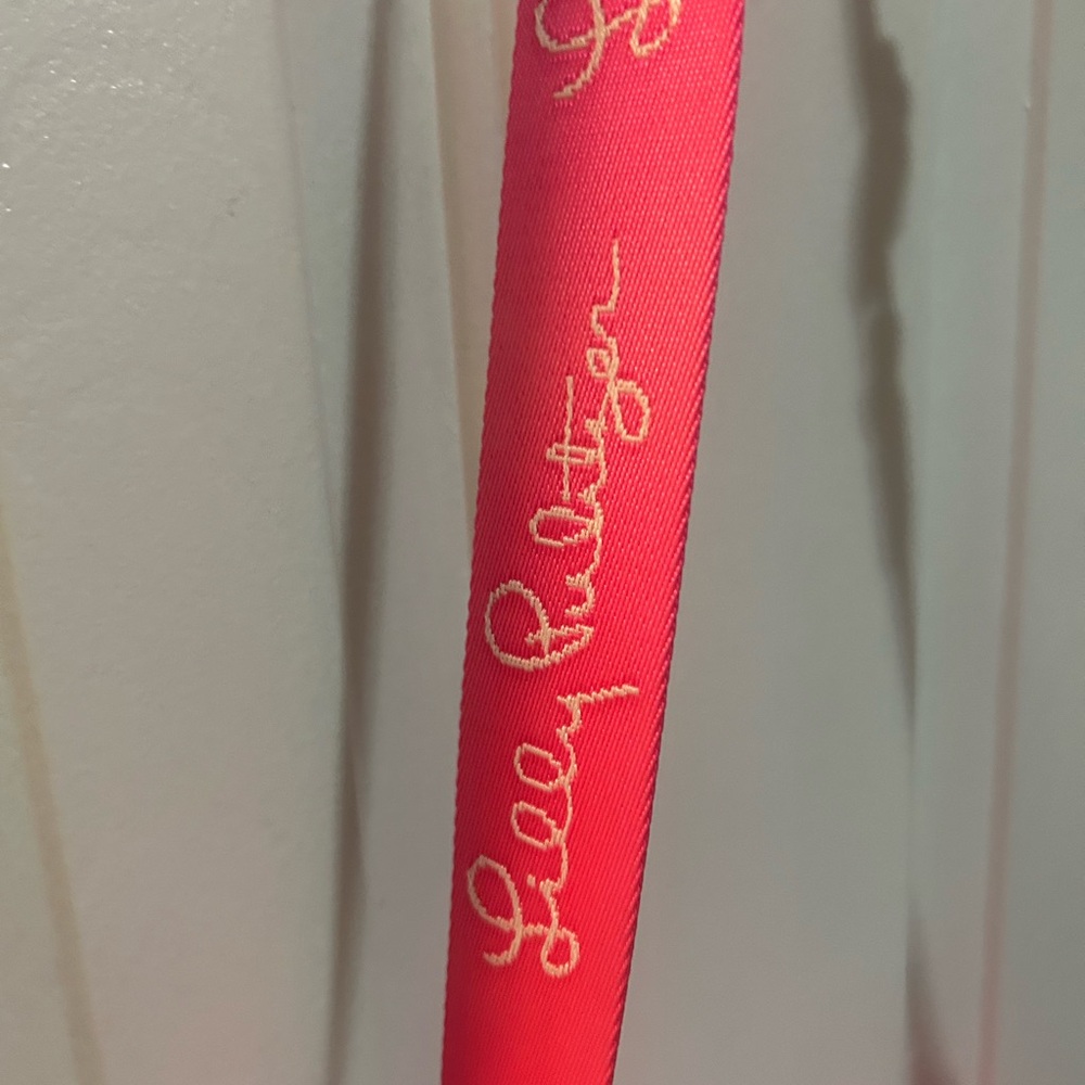 Lilly Pulitzer neoprene, Barbie pink Crossbody Giovanna bag purse 10.5 x 8“flaws - Picture 4 of 16